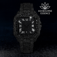 Iced Moissanite Watch