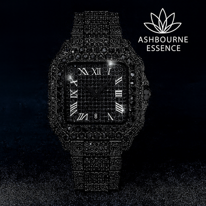 Iced Moissanite Watch