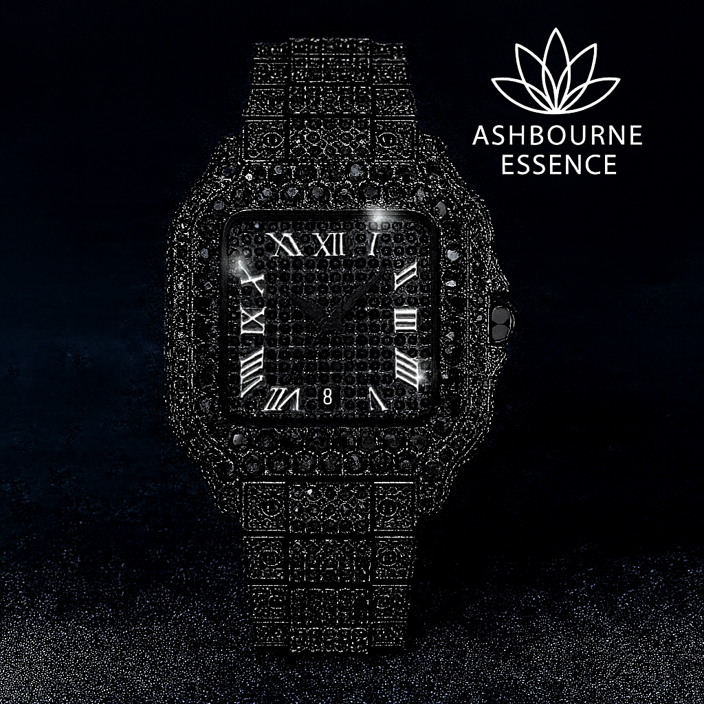 Iced Moissanite Watch
