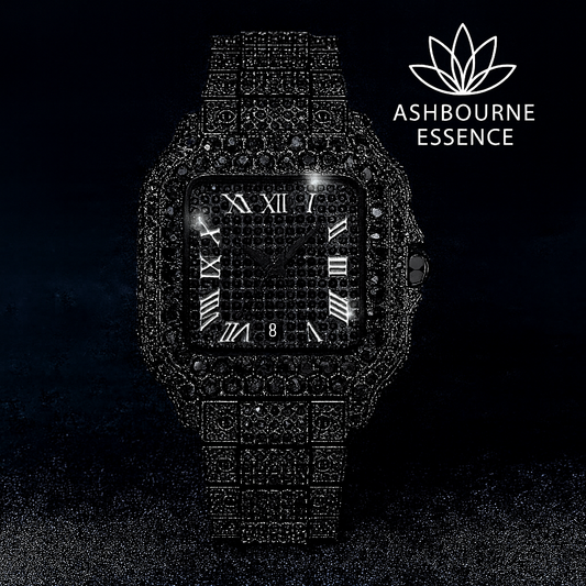 Iced Moissanite Watch